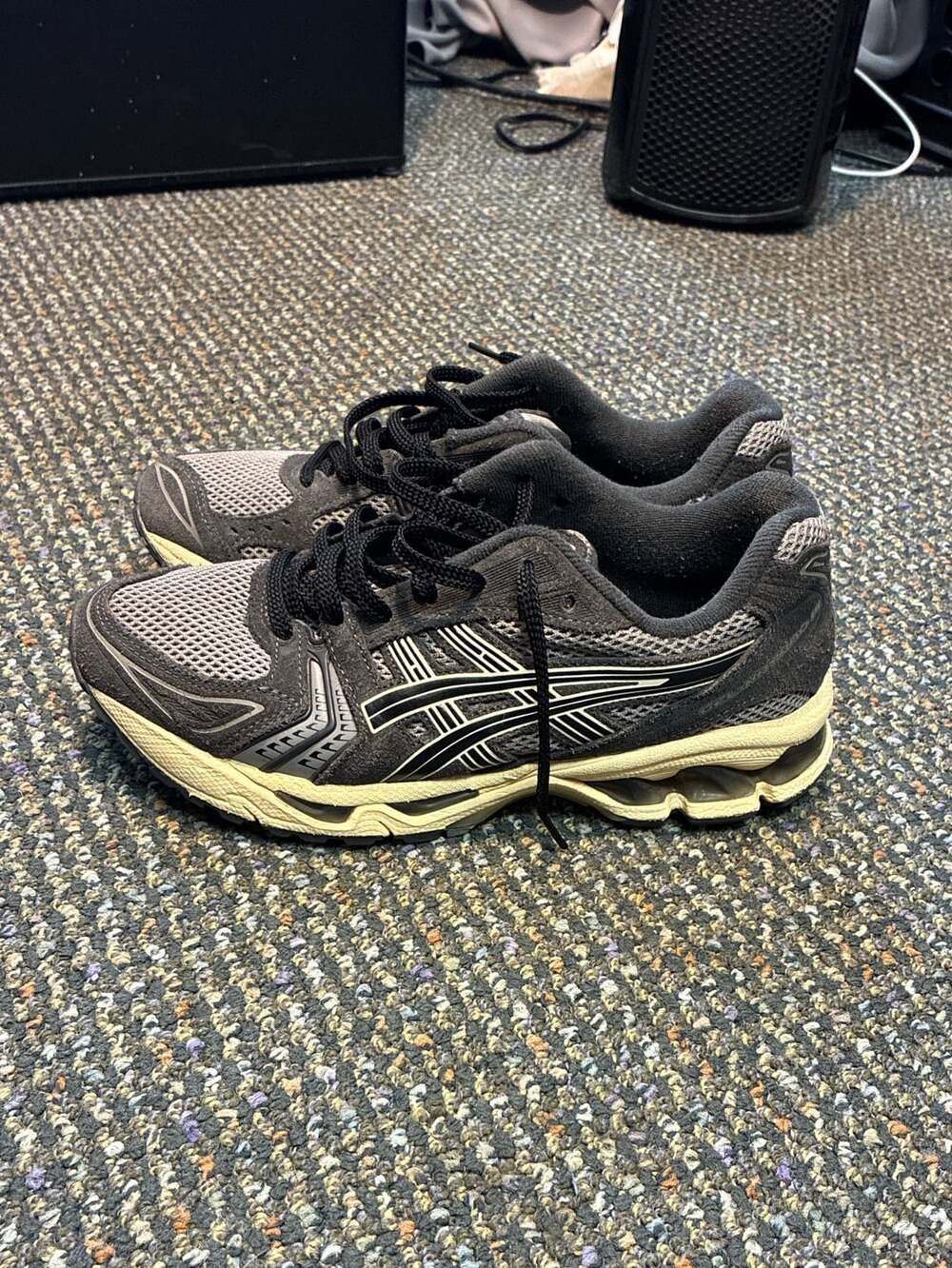 ASICS Gel-Kayano 14 Clay Grey Black Running Shoes